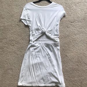 White knot dress